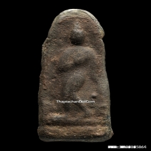 พระลีลาสรรค์ กรุท้ายย่าน เนื้อชินเงิน