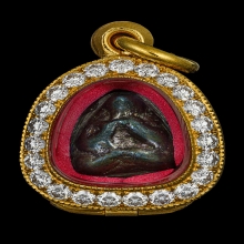 พระปิดตาหลวงพ่อทับ วัดอนงค์ เนื้อเมฆสิทธิ์