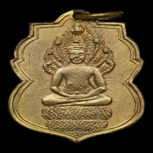 เหรียญหลวงพ่อลา วัดโพธิ์ศรี จ.สิงห์บุรี รุ่นแรก ปีพ.ศ.2468