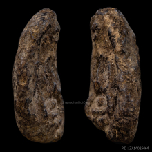 พระปิดตา เนื้อผงคลุกรักเก่ามาก (ไม่ทราบที่)