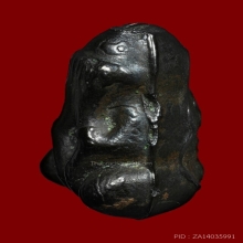 พระปิดตาหลวงปู่บุญ วัดกลางบางแก้ว เนื้อเมฆพัตร หลังยันต์สี่