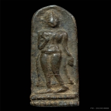 พระลีลา กรุวัดอาวาสน้อย เนื้อตะกั่วสนิมแดง จ.กำแพงเพชร