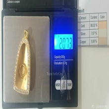 ตลับทอง90 เพชรแท้ หลวงปู่ทวด หนัก 20.73 กรัม