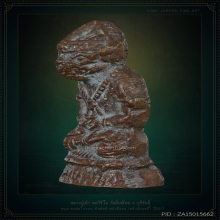 หนุมานหล่อโบราณ หลวงปู่เม้า วัดสี่เหลี่ยม จ.บุรีรัมย์ ปี17