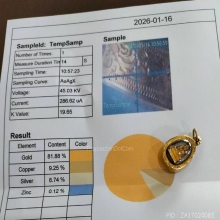 หลวงพ่อทวด วัดช้างให้  แขนทะลุ นิยม เนื้อทองคำ ปี 2535