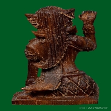 นางกวักพ่อป่องน่วมมานา เนื้อไม้