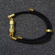 ตะกรุดทองคำแท้ หลวงพ่อคูณ 2ดอกเลี่ยมใส่ข้อมือ