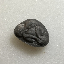 พระปิดตาหลังยัน หลวงปู่โต๊ะ พิมพ์เล็ก เนื้อผงใบลาน พ.ศ.2521