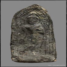 พระลีลาเชยคางข้างเม็ดชินเงินกรุกำแพงเพชรสวยแชมป์