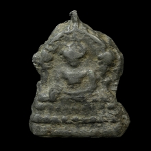 พระชินราชใบเสมา พิมพ์เล็กฐานสูง กรุวัดเขาพนมเพลิง จ.สุโขทัย