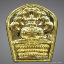 พระทองคำ.พระนาคปรกใบมะขาม พระมหาสุรศักดิ์ วัดประดู่ รุ่นแรก