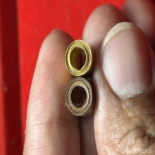 ตะกรุดลูกอมโลกธาตุทองคำหลวงปู่เหรียญวัดหนองบัว