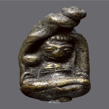 พระอุปคุตหลังพระพุทธ หลวงพ่ออิ่ม วัดหัวเขา