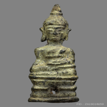 พระเชียงแสน พิมพ์ตุ๊กตาใหญ่ เนื้อตะกั่วสนิมแดง สวยๆ