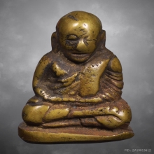 รูปหล่อหลวงพ่อเงิน พระอาจารย์ชุ่ม วัดท้ายน้ำ ปี2484