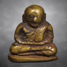 รูปหล่อหลวงพ่อเงิน พระอาจารย์ชุ่ม วัดท้ายน้ำ ปี2484