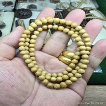 สร้อยประคำหลวงพ่อสงวนวัดไผ่พันมือ เนื้อผง