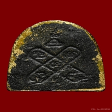 พระปิดตาเจ้าคุณศรีวัดอ่างศิลานักกล้ามใหญ่ปิดทองปี 2506