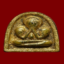 พระปิดตาเจ้าคุณศรีวัดอ่างศิลานักกล้ามใหญ่ปิดทองปี 2506