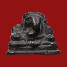 พระพิษเนศ เนื้อออกสำริด ไม่ทราบที่