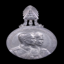 เหรียญที่ระลึกในหลวง-ราชินีเสด็จเยือนอเมริกา