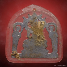 พระปรุหนังศิลปะอยุธยา พิมพ์ฐานผ้าทิพย์ กรุวัดพุทไธศวรรย์