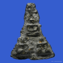 พระสามนางเนื้อชินเขียว กรุพิจิตร พิมพ์2หน้า