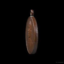 เหรียญรุ่นแรก หลวงพ่อโอภาสี ปี 2495 พิมพ์ยันต์กลาง