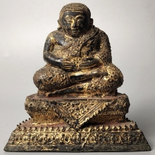 พระบูชา พระสังกัจจายน์ ยุครัตนโกสินทร์ สมบูรณ์ ไม่ซ่อมไม่ปะ