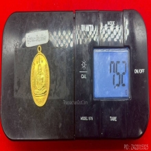 พระทองคำ.หลวงพ่ออี๋วัดสัตหีบที่ระลึกงานบูรณะอุโบสถ ปี2529