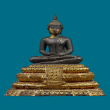 พระบูชาพระประทานยิ้มรับฟ้า 100 ปี วัดระฆัง ปี2515 กทม