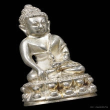 พระกริ่งพ่อท่านมุ้ย เนื้อเงิน ปี 2533