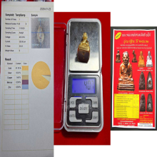 หลวงปู่ทวด  รุ่นกฐิน ปี 2542 วัดช้างให้ เนื้อทองคำ หมายเลข 6