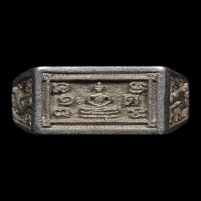 แหวนหน้าพระพุทธ ปี32 หน้าใหญ่จอกว้าง ลป.ดู่ วัดสะแก