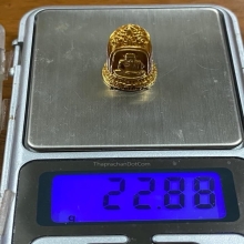 พระทองคำ พระกริ่งมหาเมตตา หลวงพ่อเกษม 