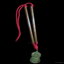 ตะกรุด+เหรียญ ลป.เจียม วัดอินทรฯเนื้อฝาบาตร ปี2537 จ.สุรินทร