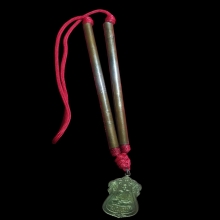 ตะกรุด+เหรียญ ลป.เจียม วัดอินทรฯเนื้อฝาบาตร ปี2537 จ.สุรินทร