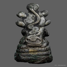 พระนาคปรก เนื้อสำริดเงิน