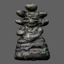 พระนาคปรก เนื้อสำริดเงิน