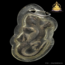 จิ้งจกจิ๋วหลวงพ่อหน่าย วัดบ้านแจ้ง เนื้อกะลาสภาพสวยเนื้อจัด