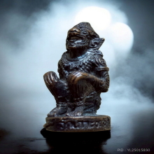 หนุมานแผลงฤทธิ์รุ่นแรก หลวงพ่อเกตุ วัดเกาะหลัก ปี 33