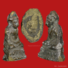 พระชัยวัฒน์ วัดชนะสงคราม ปี 2484 เนื้อโลหะผสม