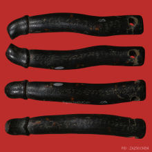 >>>..,ปลัดขิกอาจารย์หล่อ วัดครุใน ไม้กัลปังหาดำ จาร 4แถว