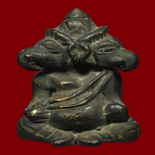 รูปหล่อพระพิฆเนศ ปางทวิมุขคณปติ ผิวหิ้ง 