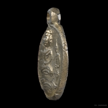 เหรียญหล่ออรุณเทพบุตร หลวงพ่อคง วัดบางกะพ้อม ปี 2460