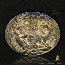 เหรียญบาตรน้ำมนต์จตุคามรามเทพ วัดคงคาวง เนื้อเงิน