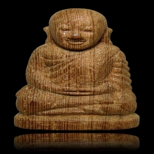 รูปเหมือนหลวงพ่อเงิน เนื้อไม้โพธิ์แกะ ปี 15 สวย หายาก