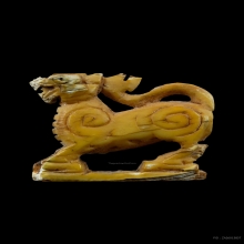 สิงห์สองขวัญปากฉลุ หลวงพ่อเดิม วัดหนองโพ