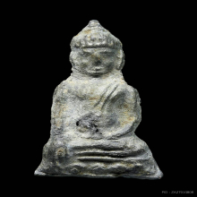 พระหูยาน พิมพ์เล็ก เนื้อชินเงิน กรุวัดราชบูรณะ จ.อยุธยา