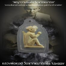 “ลิง” (นักษัตรปีวอก) หลวงพ่อหอม วัดชากหมากเรไร จ.ระยอง